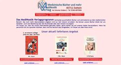 Desktop Screenshot of medinostik-verlag.de